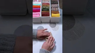 أفكار في ترتيب ادراج الخزانه استغلال المساحات 