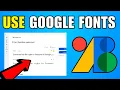 How To Use Google Fonts 2026 Complete Guide