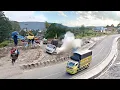 Download Lagu TRUK MULAI PAMER SKILL..!! Inilah Perubahan Jalan Batu Jomba Dari Zaman Lumpur Ke Zaman Aspal.