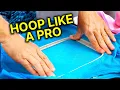 How to Hoop for Embroidery Machine EASY Machine Embroidery for Beginners