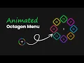 Animated Radial Octagon Menu using HTML CSS Javascript