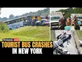 LIVE: At Least Five Tourists Dead After Bus Rolls Over on New York Highway | US News | N18G