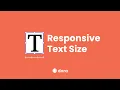 Dora Tutorial Responsive Font Size
