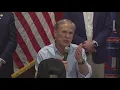 Gov Greg Abbott visits Andrews seeking re-election support