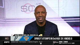 ESPN SC NY are cooked Spurs in 6 - Williams on Wemby sink Brunson Knicks in NBA Finals Gm3