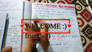 Diffi Hellman Key Exchange Algorithm Cryptography and Network Security