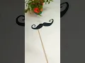 Download Lagu How To Make Mustache Party Prop From Paper #trending #diy #paper #paperart #party #birthday