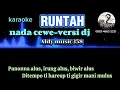 RUNTAH | KARAOKE NADA CEWE | VERSI DJ ALDY MUSIC358
