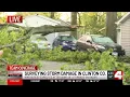 Germantown Ill gets slammed by severe weather homes damaged trees powerlines down