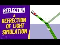 Reflection Refraction Explained with Mind-Blowing Simulation Physics Made Easy ThinkLab
