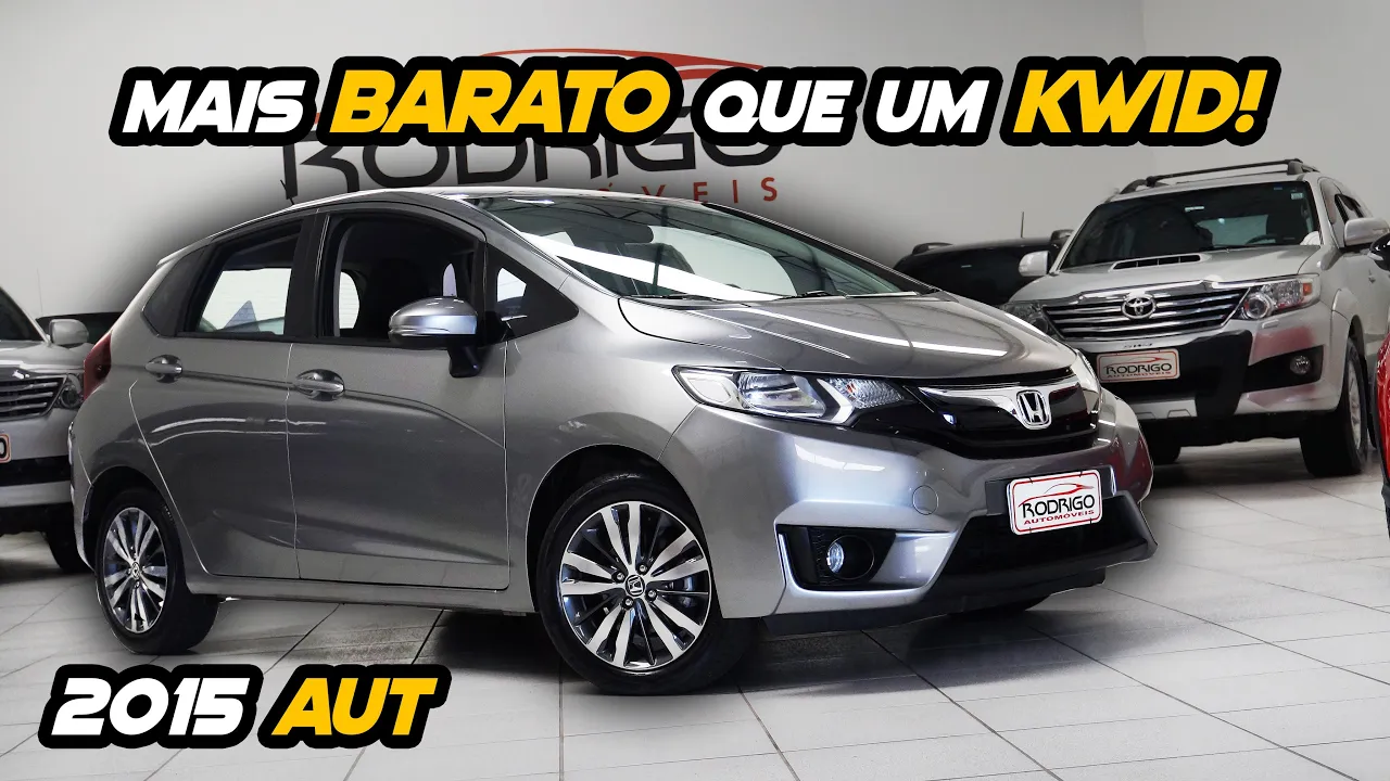 HONDA FIT 2015 AUTOMÁTICO - Econômico, ESPAÇOSO e BARATO! Avaliação DETALHADA da Rodrigo Automóveis!