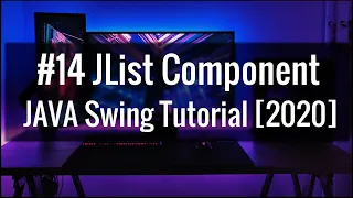 Jlist Component Java Swing with GUI Software development tutorial 2021