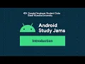 Introduction to Android Study Jams