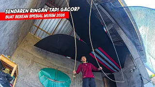 Nyobain Bikin 2 Guangan Sendaren  Buat Proyek Layangan Bebean 3,5 Meter Spesial Musim Layangan 2026