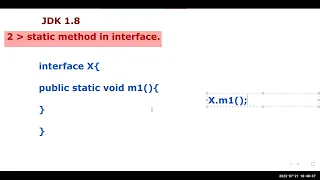 Java 8 Feature Static Default method in Interface