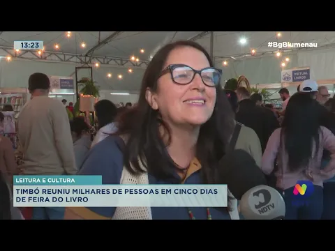 Timbó reúne milhares de pessoas nos cinco dias da Feira do Livro