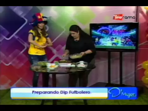 Preparando Dip Futbolero