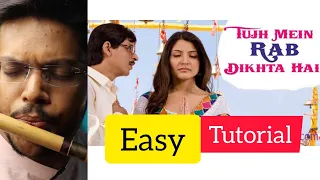 Download Tujhme Rab Dikhta Hai| Easy Flute Tutorial| Anurag MP3