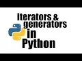 Python Tutorial Iterators Generators in Python