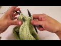 Changing to double point needles to decrease at top of hat
