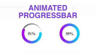 Animated Circular Progress Bar using HTML CSS JavaScript Circular Progress Bar