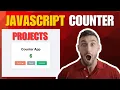 Counter App using JavaScript Beginner Project with HTML CSS JS JavaScript Tutorial