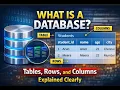 SQL Basics Episode 2 What is a Database Tables Rows Columns Explained for Beginners