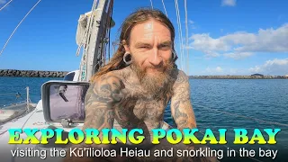 Exploring Pokai Bay, Snorkeling the Breakwater and Visiting the Kū’īlioloa Heiau at Kane’ilio Point