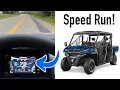 73 MPH on the dash How Fast does the 2023 CFMoto UForce 1000 XL Go at Full Throttle