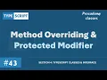 Method Overriding Protected Modifier Classes Interface A Complete TypeScript Course