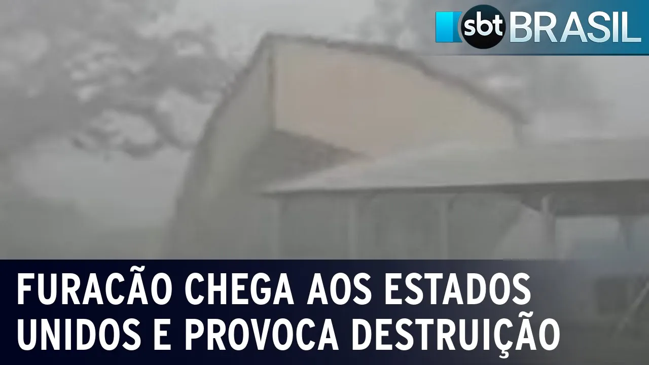 Furacão Idalia já deixa pelo menos 2 mortos | SBT Brasil (30/08/23)