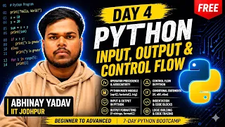 Day 4 Conditional Statements Control Flow Watch at 1 5 X