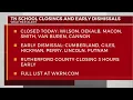 School closings early dismissals for April 2 2024