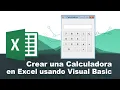 How to use Visual Basic in Excel to create a Calculator