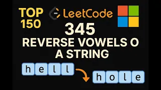 LeetCode 345 - Reverse Vowels of a String