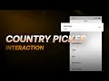 Country Picker Interaction - Advanced Prototyping with Figma Variables