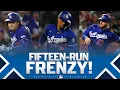 Dodgers score 15 RUNS during the Freeway Series Ft Ohtani Betts and more