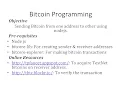 Sending Receiving FAKE Bitcoins using NodeJS
