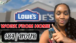 LOWE S REMOTE WFH JOBS HIGH PAYING SIDE HUSTLE AFTER HOURS POSITION