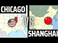 Compare cities Chicago vs Shanghai