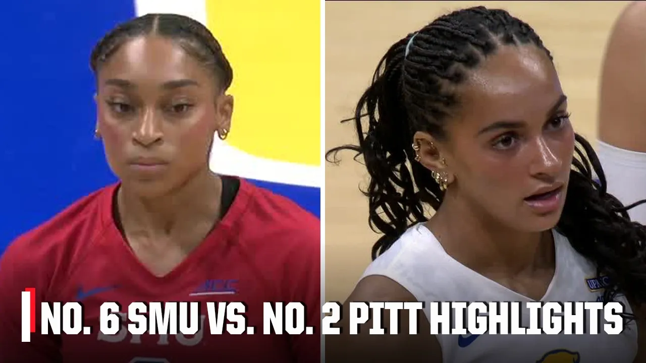 SMU Mustangs vs. Pitt Panthers | Full Match Highlights | ESPN College Volleyball