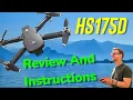 Holy Stone HS175D 4K Camera GPS Foldable Drone 2 batteries and a great case for 189