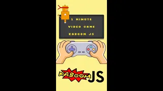 Build a game in just 1 minute Kaboom JS Tutorial