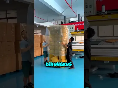 Canggih banget di china😱, Ternyata gini proses pengiriman barang yang terlalu besar
