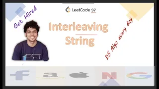 Interleaving String Leetcode 97 Live coding session DP