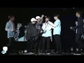 Download Lagu bts members surround jin as he sings the last chorus of good day