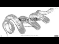 Python for Linguists Lesson 9 - Writing to files
