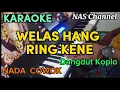 WELAS HANG RING KENE - KARAOKE NADA COWOK - DANGDUT KOPLO VERSION //KWALITAS JOSS JERNIH