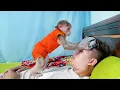 Download Lagu Monyet Luk khawatir ketika melihat ayah lelah! Sangat mengharukan