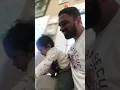 Doggy hair pulling while shopping